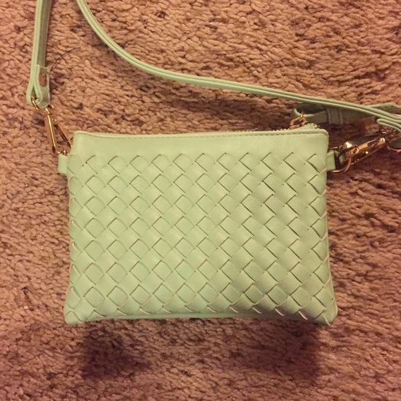 Charming Charlie's Mint Green Satchel - Picture 2 of 4